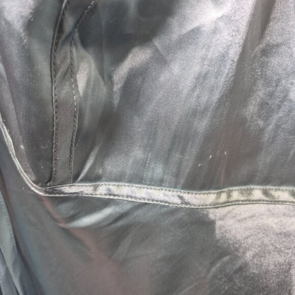 Addition Elle Teal Satin And Lace Maxi Slip Dress Size 1X - Picture 7 of 14